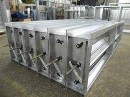 Industrial Bag Filter Dust Collector Damper Unit