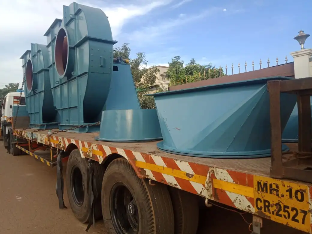 Centrifugal Fans with Cyclone Hopper System