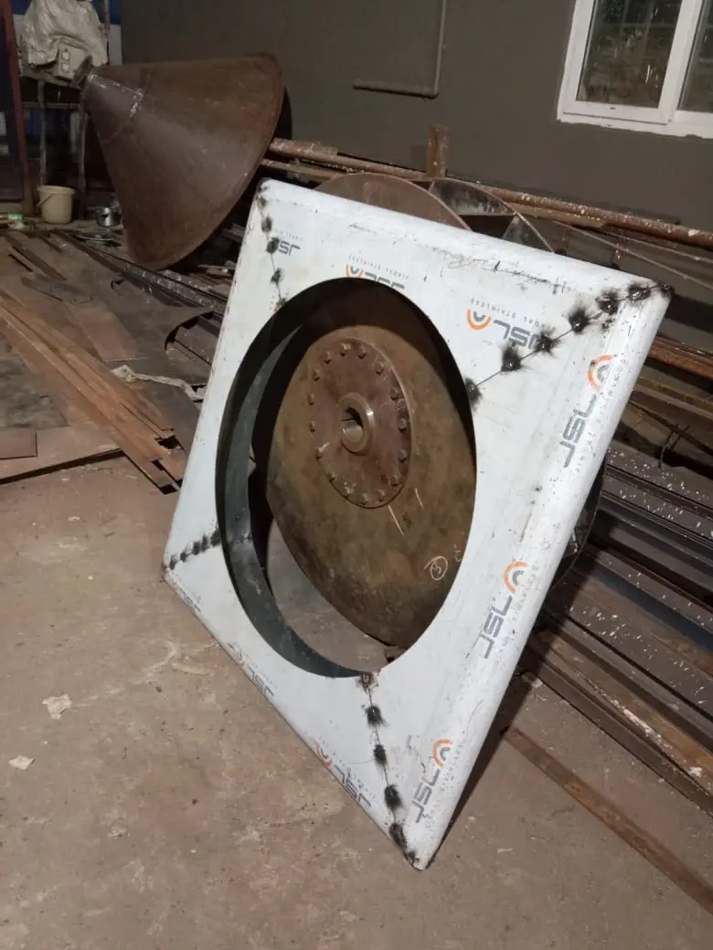 Fabrication of Heavy Duty Centrifugal Fan Impeller