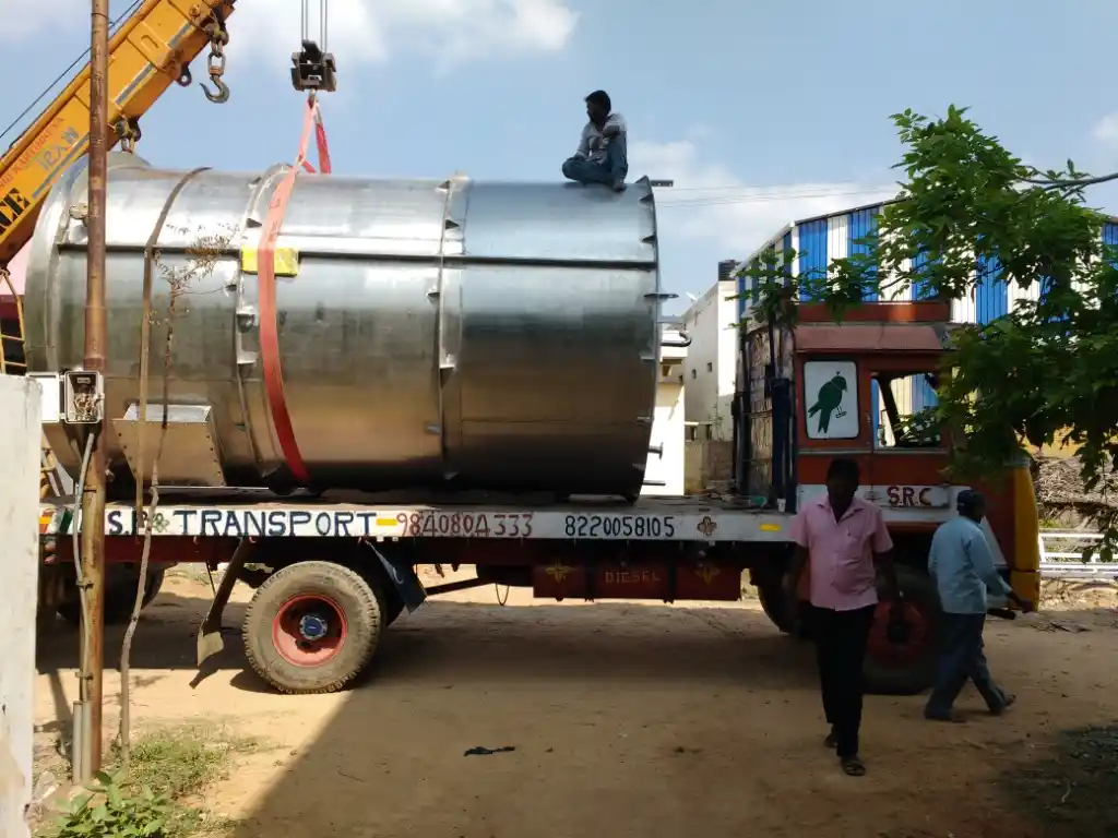 Industrial Storage Tank Loaded on Truck