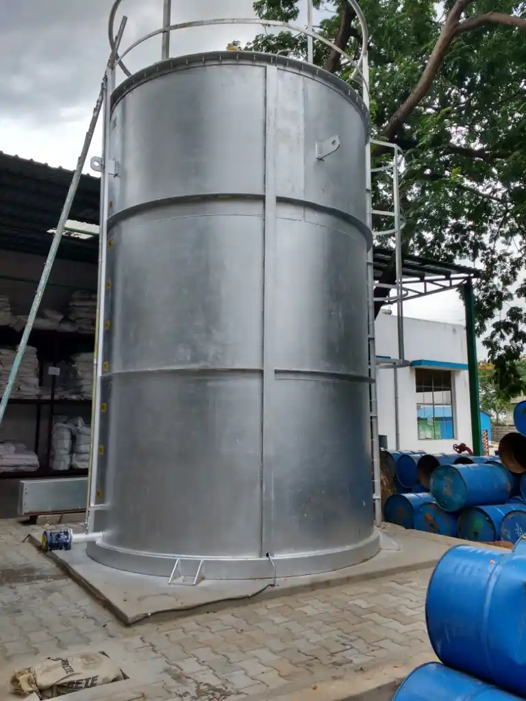 Industrial Mild Steel Storage Tank Fabrication