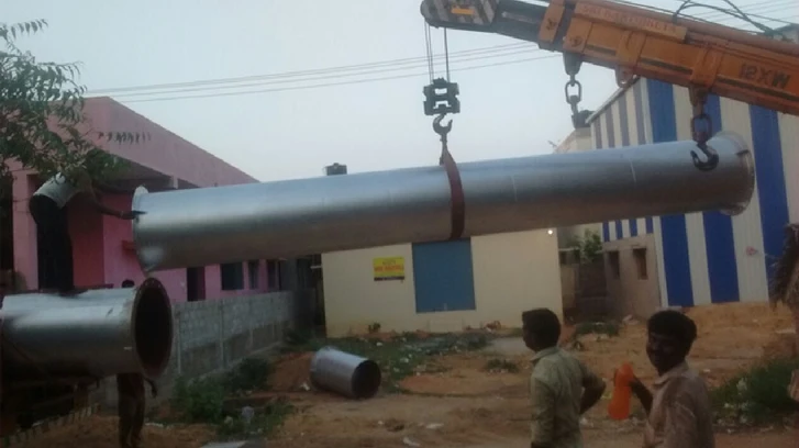 Industrial Chimney installation