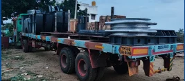 Large Metallic Bellows Loaded on Truck
